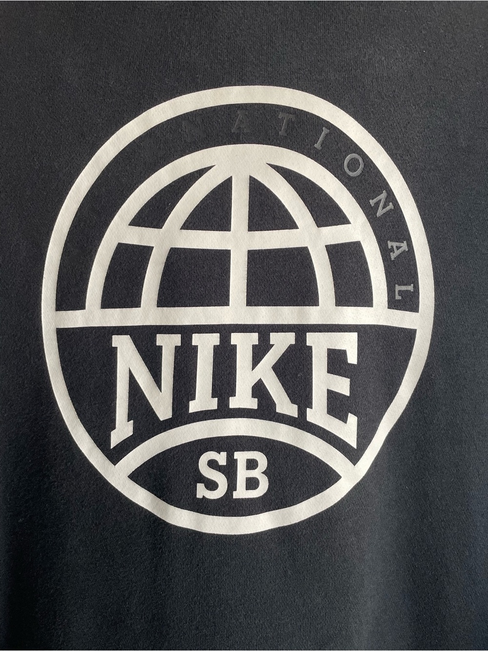 Nike SB Graphic Hoodie Black Boxy Pullover Sweatshirt Loose Fit Skate XXL - Picture 2 of 6